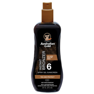 SPF 6 SPRAY GEL con BRONZER  237ml